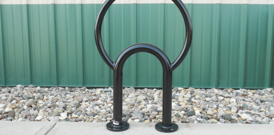 The Moon Bollard Bike Rack