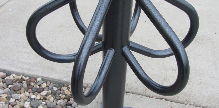 Bollard Hitching Post Bike Rack