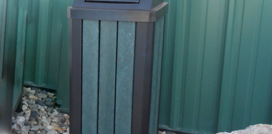 Small Square Trash Can
